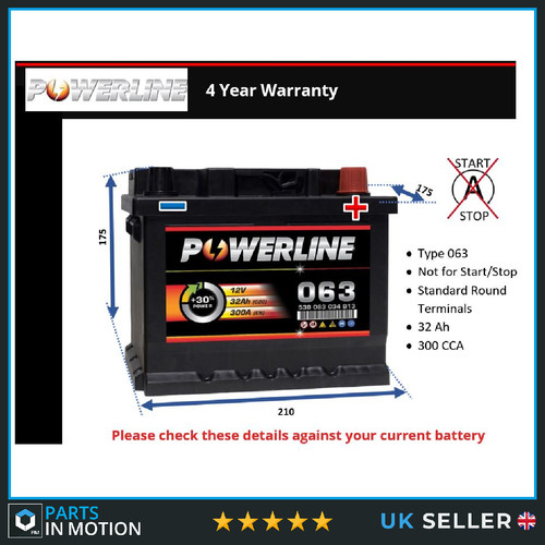 Battery fits mazda mx5 xedos - fits,