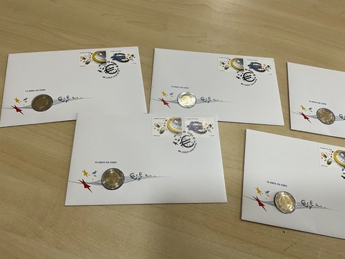 Euro coins unc - 2, 5x