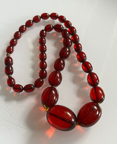 Vintage art deco red cherry