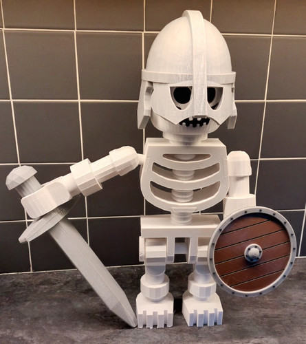Lego inspired skeleton - skeleton, 16"