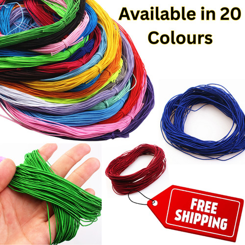 1mm 24m elastic cord - 1mm, braided