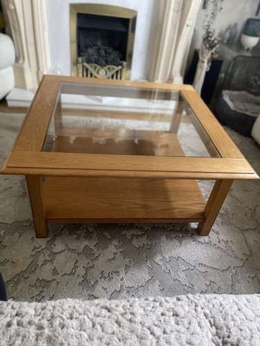 Oak coffee table - oak,