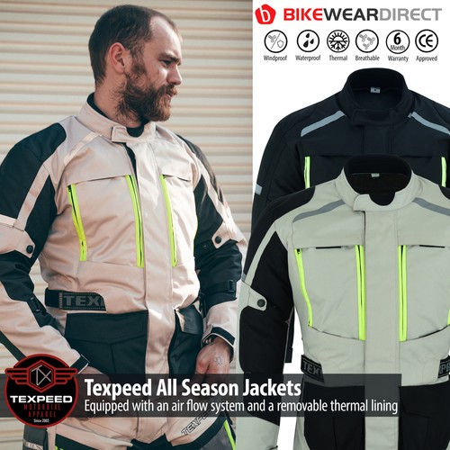 New mens motorcycle waterproof - new,