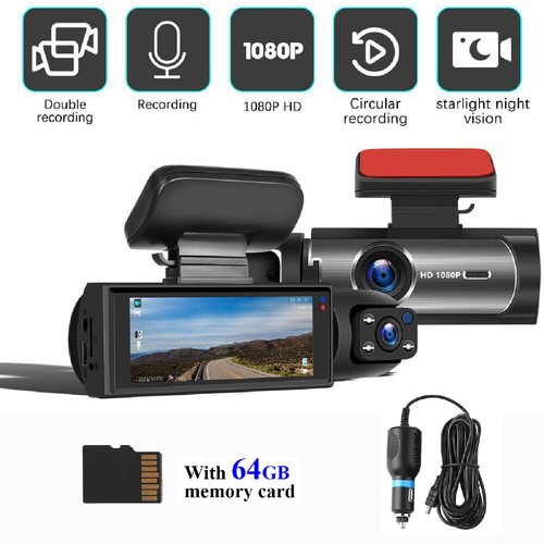 Dash cam 1080p dual - cam,