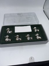 Vintage Set Silver Metal Mini