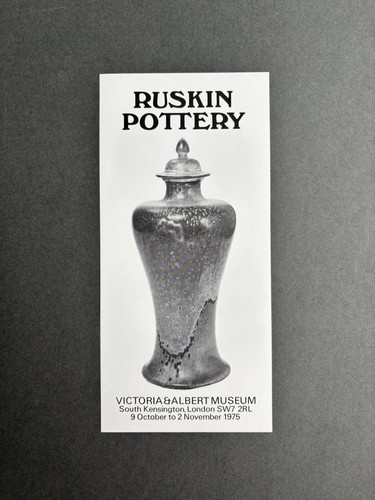 Ruskin pottery victoria and - ruskin,
