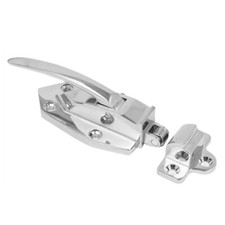 Oven Refrigerator Metal Freezer Door Flush Mounted Walk in Latch Handle Silver