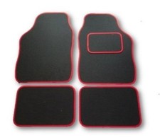 TAXI-LTC TX1 UNIVERSAL Car Floor Mats Black & Red