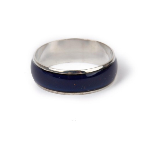 Alloy metal mood ring - alloy,