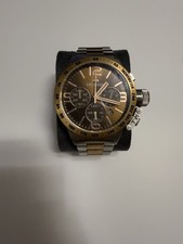 TW Steel Men’s Watch Bronze Silver Steel Strap