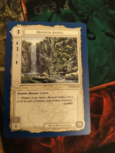 Middle earth ccg tcg henneth - middle,