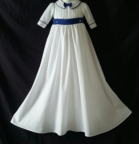 Boys christening gown romper - christening,