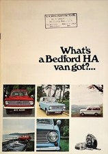 Bedford HA Van Brochure 1970