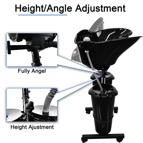 Adjustable salon shampoo sink - salon,