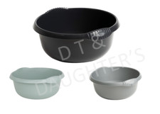 28cm Round Plastic Washing Up Bowl Multipurpose Dish Tub for Sink/Wash/Basin UK