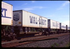 tfc353 Orig. Slides Old Style WAL MART Trailers WB at Bailey, Pa 1996