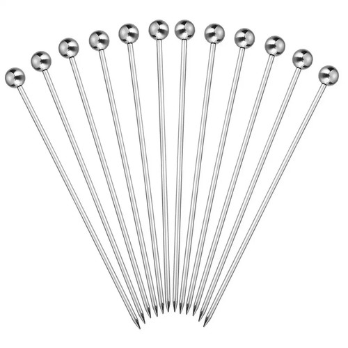 Stainless steel cocktail picks - stainless,
