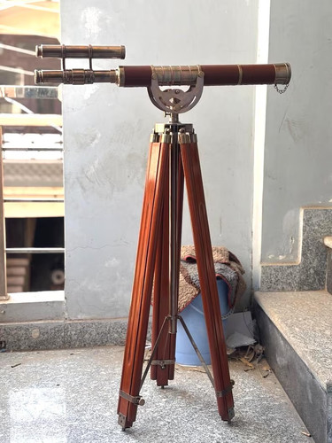 Vintage brass telescope 30x - brass,