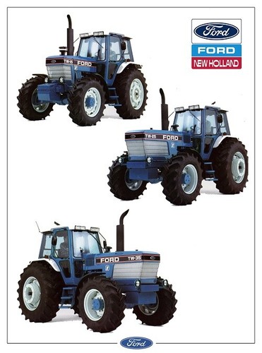 Ford tractor tw35 tw25 - ford,