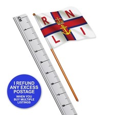 RNLI Royal National Lifeboat Institution Flag (Vinyl) 1:32 Scale Britains Style