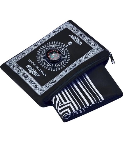 Black travel pocket - travel, prayer