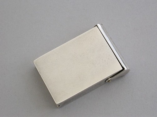 Edwardian silver flip top - edwardian, lid