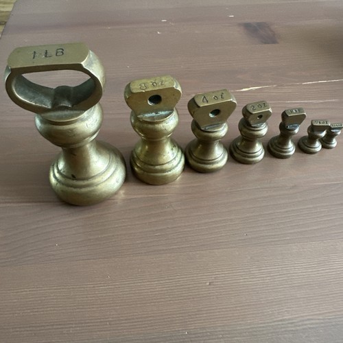 Set imperial vintage brass - 7,