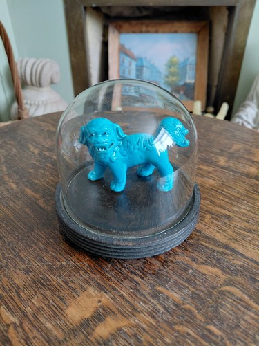 Magnificent blue foo dog - a,