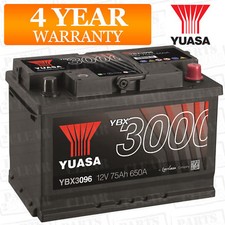 Yuasa YBX3096 SMF Car Battery