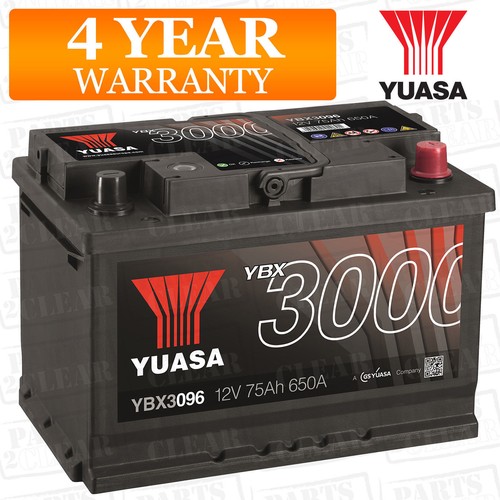 Yuasa ybx3096 smf car battery - smf,