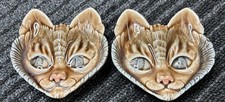 VINTAGE WADE CAT FACE PIN TRAY TRINKET DISH WALL HANGING SIAMESE CAT  1959-60