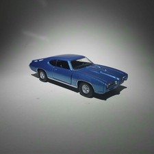 WELLY 1/36 1969 Pontiac GTO Diecast Car Model – Collectible Toy Vehicle