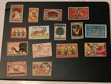 Swedish Matchbox Labels Old