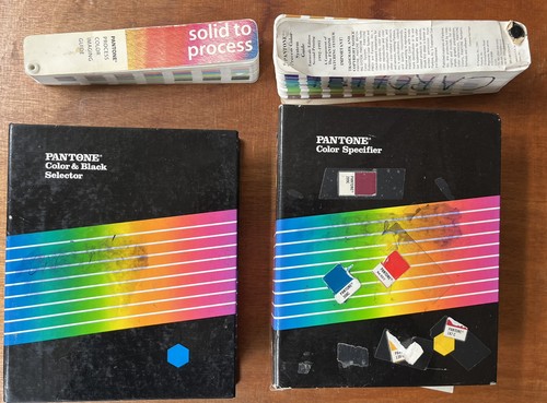 Selection pantone colour - of,
