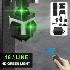 2025 4D 16 Lines Laser Level 360° Green Auto Self Leveling Rotary Cross Measure