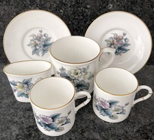 Royal Worcester  2 Coffee Cup & Saucers - Mug , Mini Vase