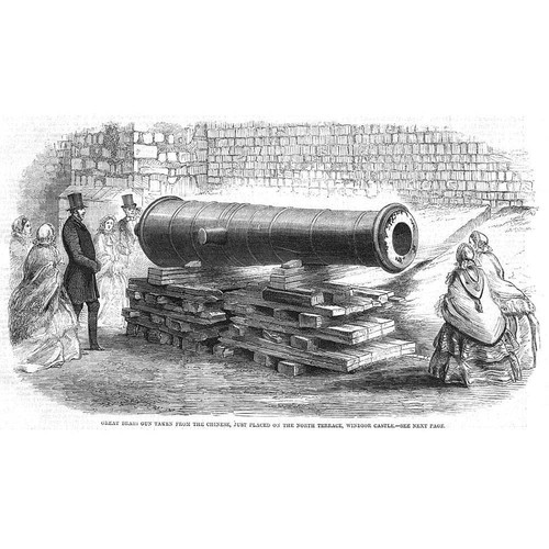 Brass gun taken - from, the