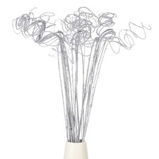 30 Pcs Glitter Dried Curly