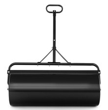 63L Metal Garden Lawn Roller Water Sand Filled Drum Grass Roller Tow Behind