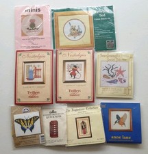 Mini Cross Stitch Kit Bundle DMC Twilleys Greenoff Mixture of Kits x 9