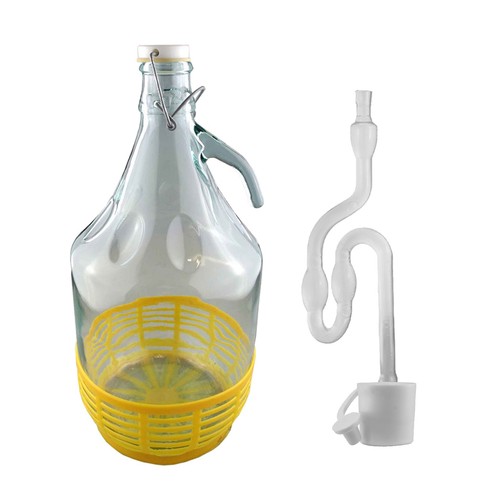 Winemaking glass demijohn - winemaking,