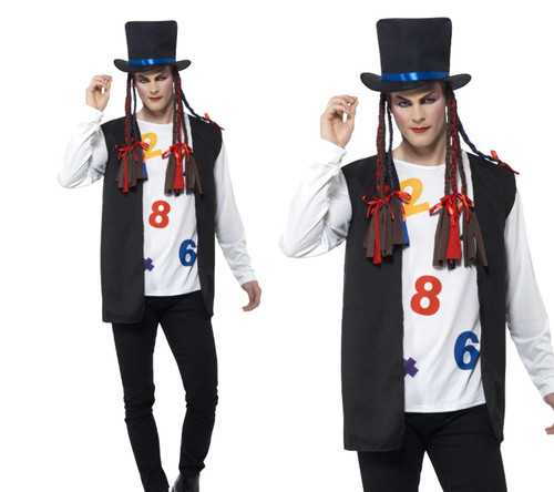 Boy george 80s costume hat - +,