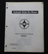 1970s KUBOTA B6000 TRACTOR HYDRA-SICKLE BAR MOWER ASSEMBLY & MOUNTING MANUAL