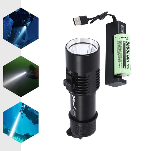 Led scuba diving flashlight - diving,