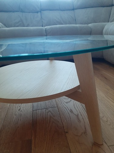 Round coffee table - round,