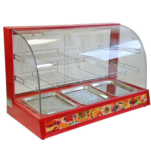 Electric food warmer display - food,