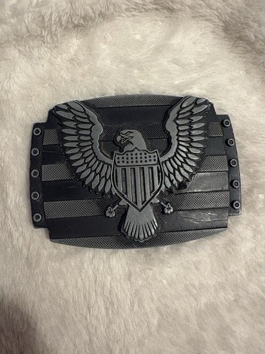 Chrome eagle belt - r,