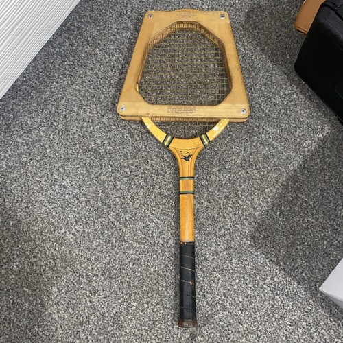 Vintage wooden tennis racket - vintage,