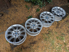 BMW 18" MV2 Alloy Wheels Complete Set 18x8JJ ET40 (Square Tyres)