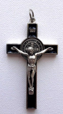 ST BENEDICT CRUCIFIX   Metal